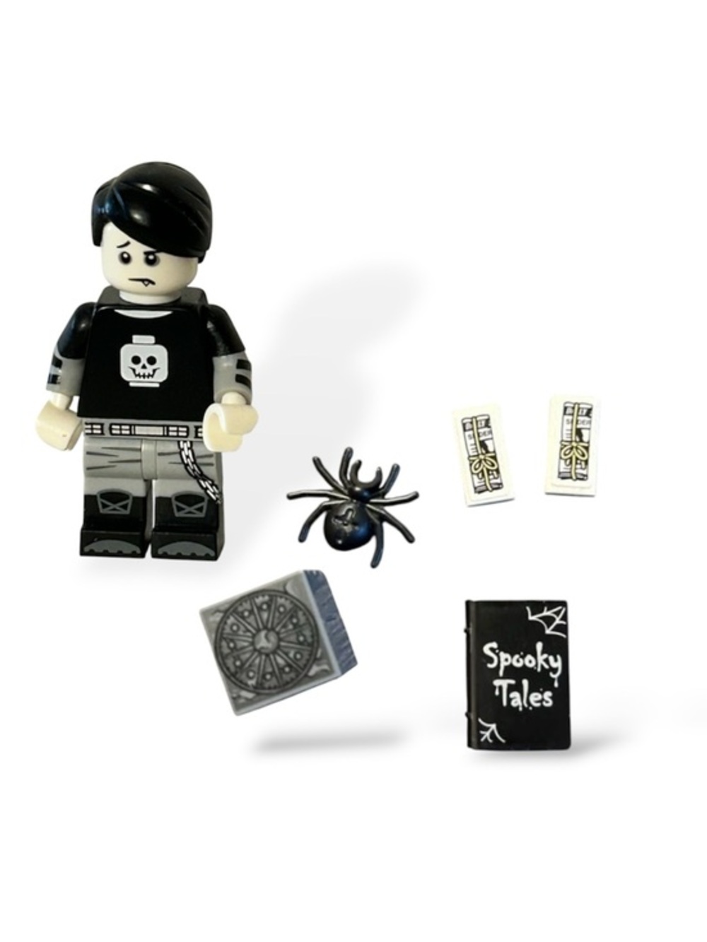 LEGO Mini Accessory Set with 'Spooky Tales' Book and Spider